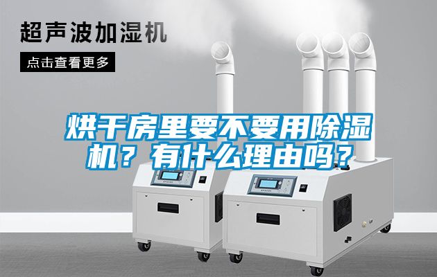 烘干房里要不要用除濕機(jī)？有什么理由嗎？