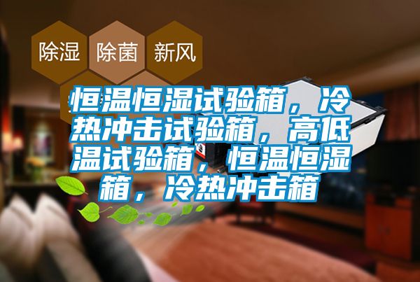 恒溫恒濕試驗(yàn)箱，冷熱沖擊試驗(yàn)箱，高低溫試驗(yàn)箱，恒溫恒濕箱，冷熱沖擊箱