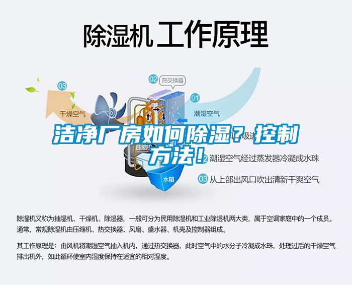 潔凈廠房如何除濕？控制方法！