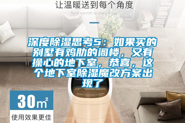 深度除濕思考5：如果買的別墅有雞肋的閣樓，又有操心的地下室，恭喜，這個地下室除濕魔改方案出現(xiàn)了