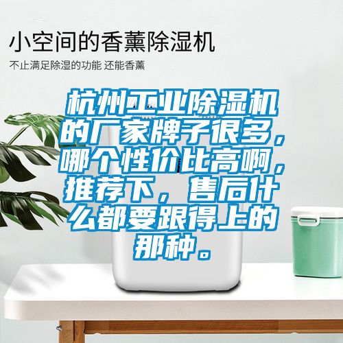 杭州工業(yè)除濕機(jī)的廠家牌子很多，哪個(gè)性價(jià)比高啊，推薦下，售后什么都要跟得上的那種。