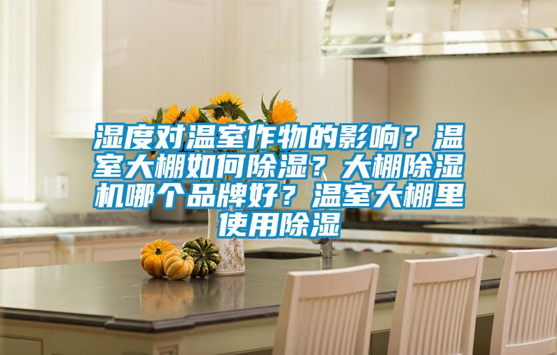 濕度對溫室作物的影響？溫室大棚如何除濕？大棚除濕機哪個品牌好？溫室大棚里使用除濕