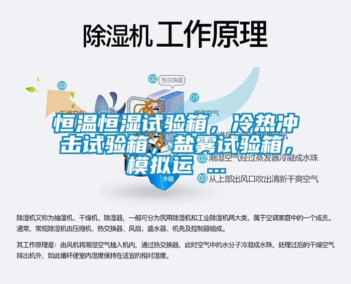 恒溫恒濕試驗(yàn)箱，冷熱沖擊試驗(yàn)箱，鹽霧試驗(yàn)箱，模擬運(yùn) ...
