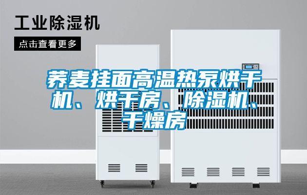 蕎麥掛面高溫?zé)岜煤娓蓹C、烘干房、除濕機、干燥房