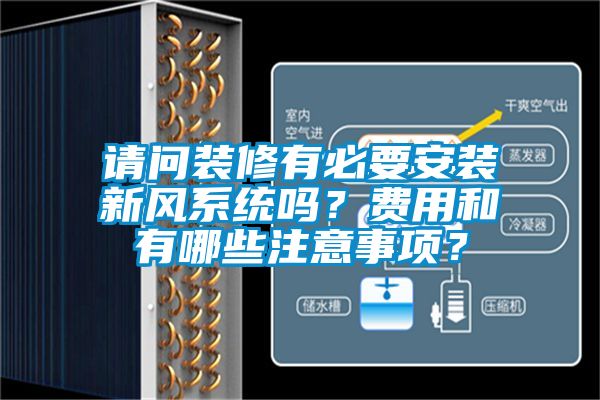 請問裝修有必要安裝新風(fēng)系統(tǒng)嗎？費(fèi)用和有哪些注意事項(xiàng)？