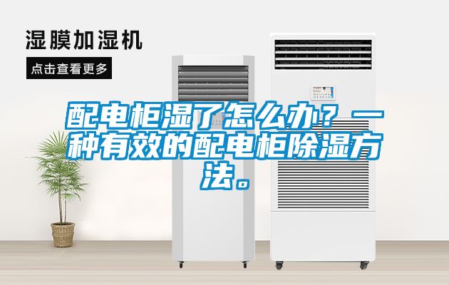 配電柜濕了怎么辦？一種有效的配電柜除濕方法。