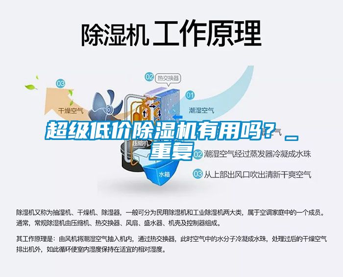 超級(jí)低價(jià)除濕機(jī)有用嗎？_重復(fù)
