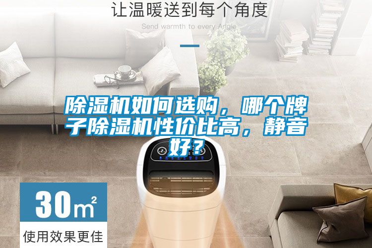 除濕機如何選購，哪個牌子除濕機性價比高，靜音好？