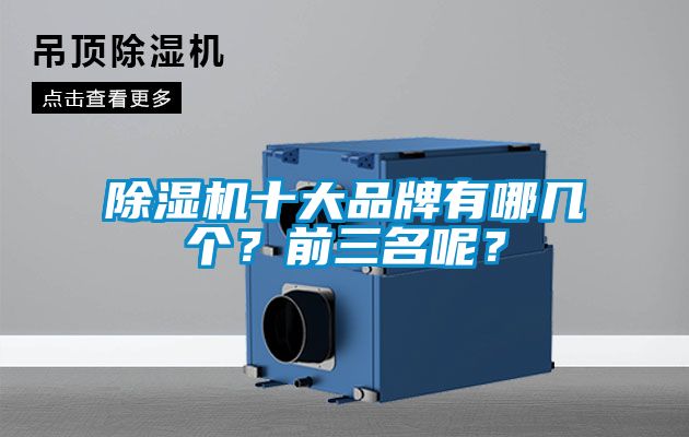 除濕機(jī)十大品牌有哪幾個(gè)？前三名呢？