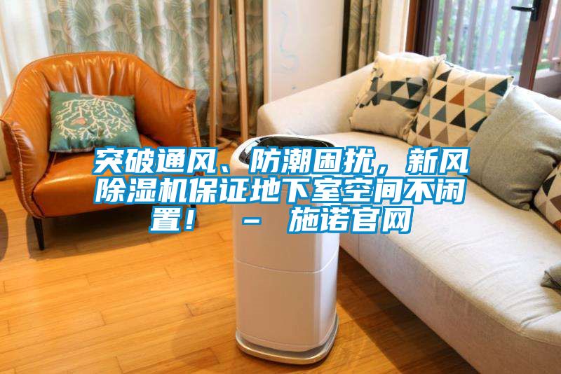 突破通風(fēng)、防潮困擾，新風(fēng)除濕機(jī)保證地下室空間不閑置！ – 施諾官網(wǎng)