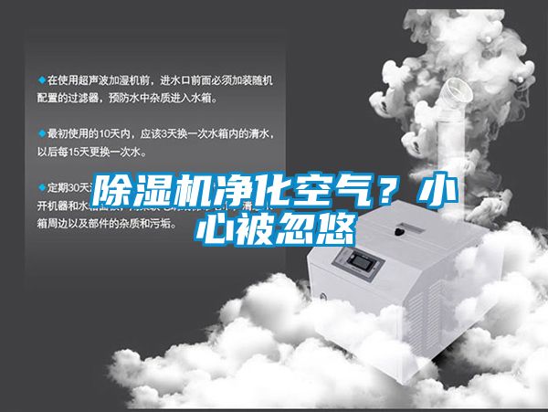 除濕機(jī)凈化空氣？小心被忽悠