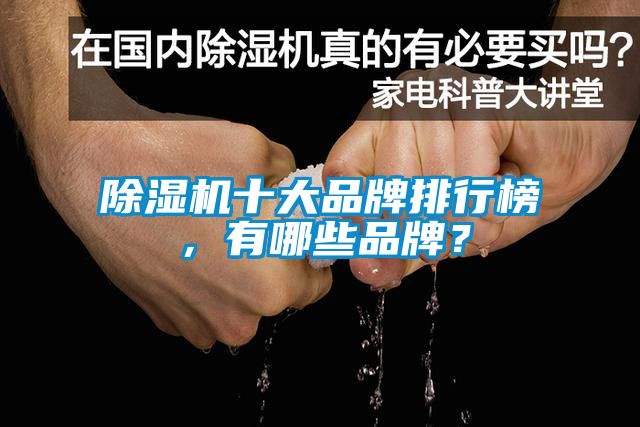 除濕機(jī)十大品牌排行榜，有哪些品牌？