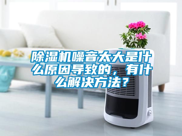 除濕機噪音太大是什么原因?qū)е碌模惺裁唇鉀Q方法？