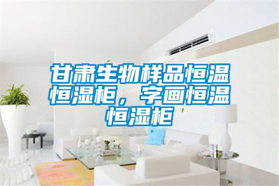 甘肅生物樣品恒溫恒濕柜，字畫恒溫恒濕柜