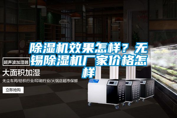 除濕機(jī)效果怎樣？無錫除濕機(jī)廠家價格怎樣