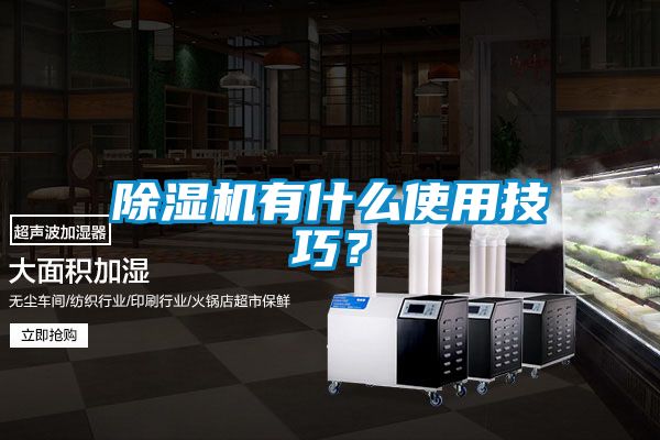 除濕機(jī)有什么使用技巧？