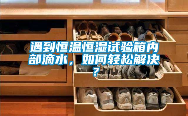 遇到恒溫恒濕試驗箱內(nèi)部滴水，如何輕松解決？