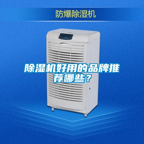 除濕機好用的品牌推薦哪些？