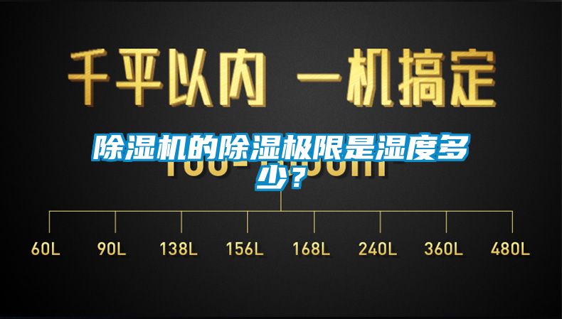 除濕機的除濕極限是濕度多少？