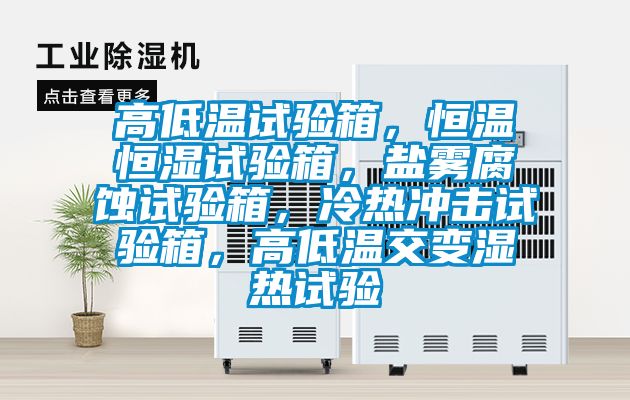 高低溫試驗箱，恒溫恒濕試驗箱，鹽霧腐蝕試驗箱，冷熱沖擊試驗箱，高低溫交變濕熱試驗